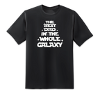 Best Dad in The Galaxy Black