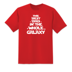 Best Dad in The Galaxy Red
