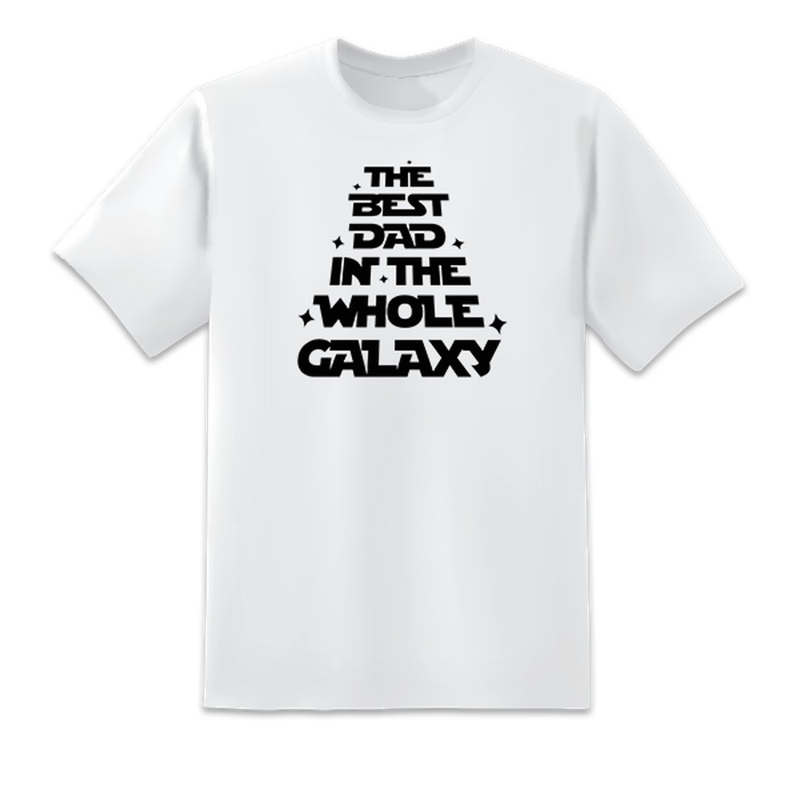 Best Dad in The Galaxy White