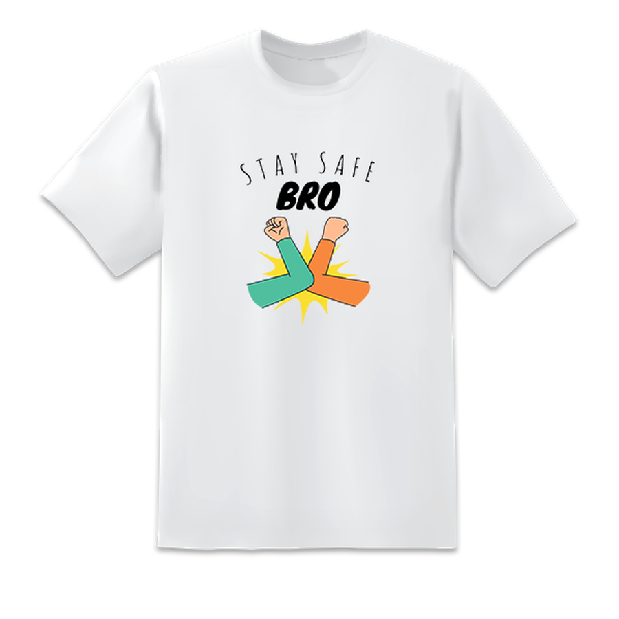 Elbow Bump #Social Distancing White