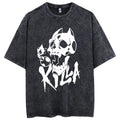 Y2k Washed T-shirts For Men Anime JoJo's Bizarre Adventure Short Tshirts Women Tops Graphic Printed TShirt Short Sleeve Unisex