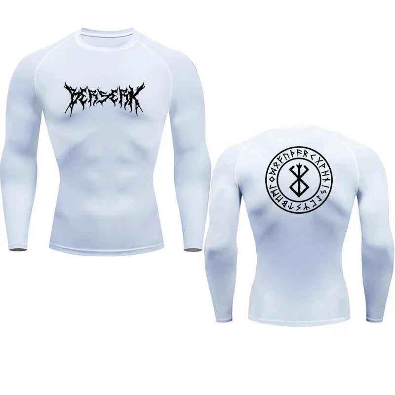 Anime Berserk Compression Tshirt Men Fitness Tight Sport Quick Dry Gym TShirt Fitness Elasticity Tops Tee Rash Guard Summer Male